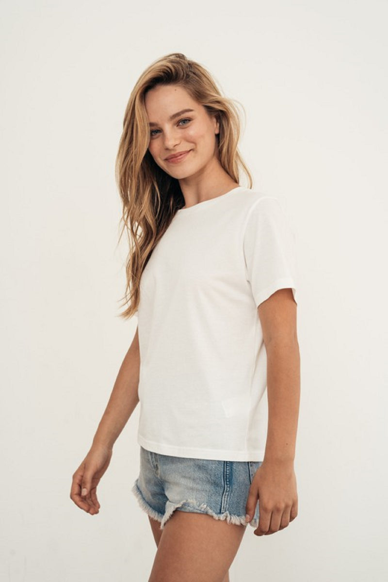 Eco Organic Cotton Short Sleeve Basic T-Shirt