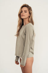 Eco Organic Cotton Long Sleeve Basic T-shirt