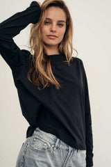 Eco Organic Cotton Long Sleeve Basic T-shirt