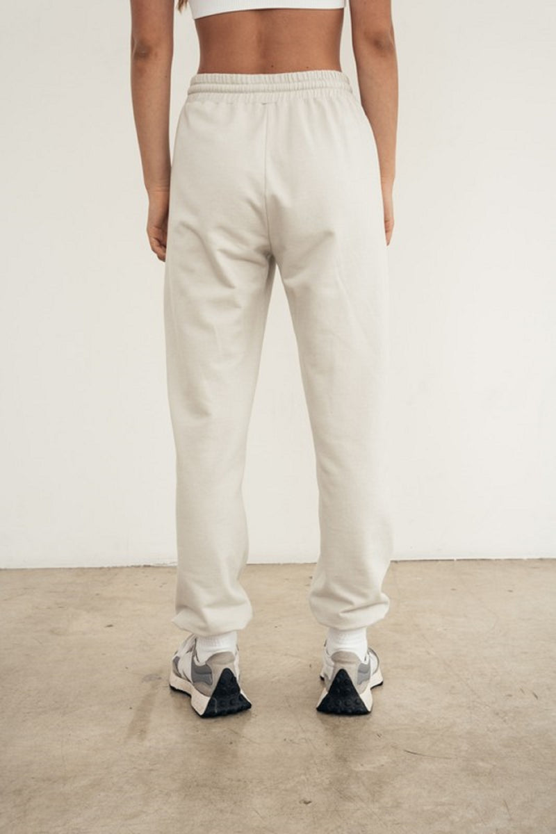 SOFT PIGMENT WASHED RECYCLED COTTON JOGGER PANT