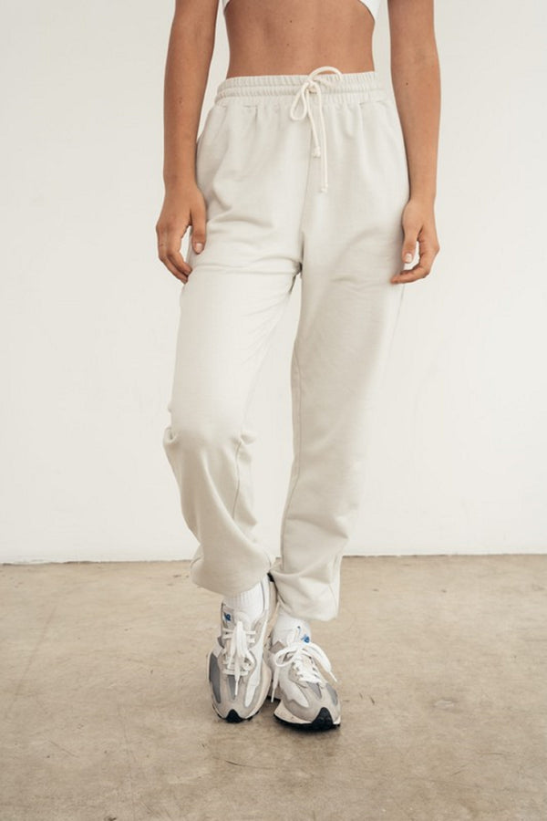 SOFT PIGMENT WASHED RECYCLED COTTON JOGGER PANT