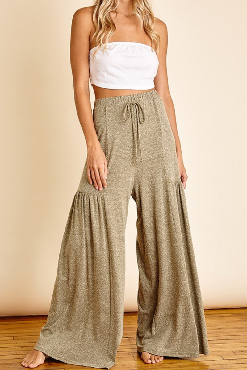 Must Have Wide Leg Shirred Pants