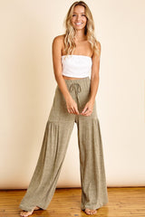 Must Have Wide Leg Shirred Pants