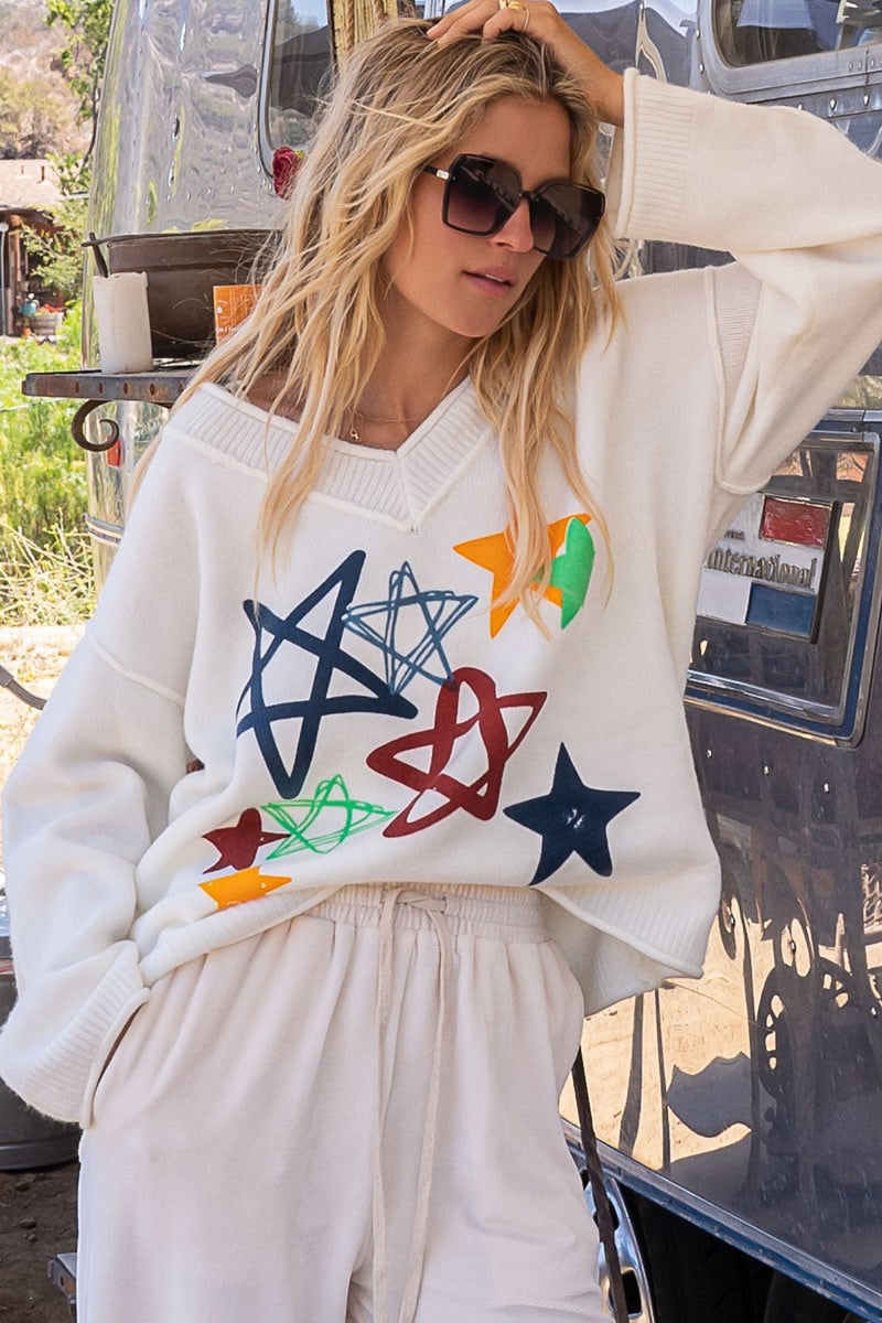 Super  Star oversized Sweater