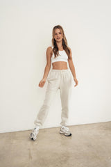 SOFT PIGMENT WASHED RECYCLED COTTON JOGGER PANT