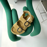 PRE-ORDER Corduroy Buckle Sandal