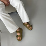 PRE-ORDER Corduroy Buckle Sandal