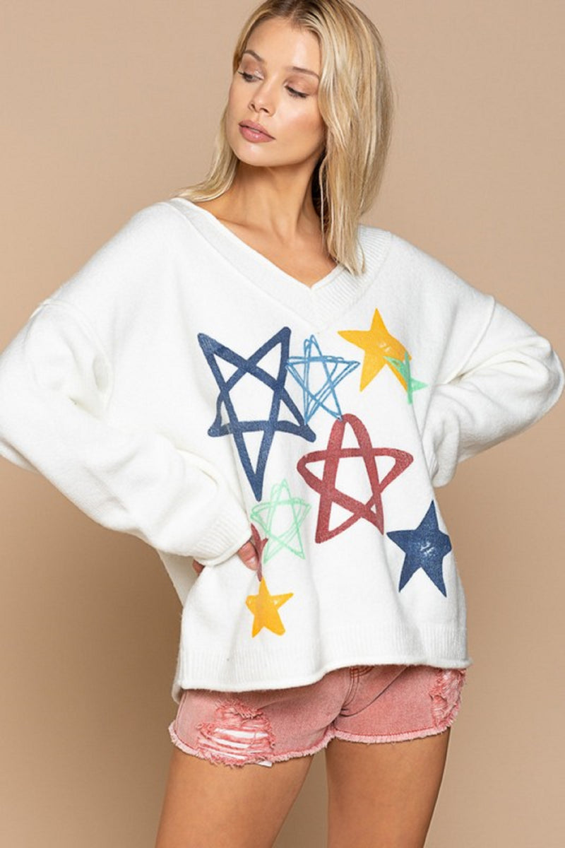 Super  Star oversized Sweater